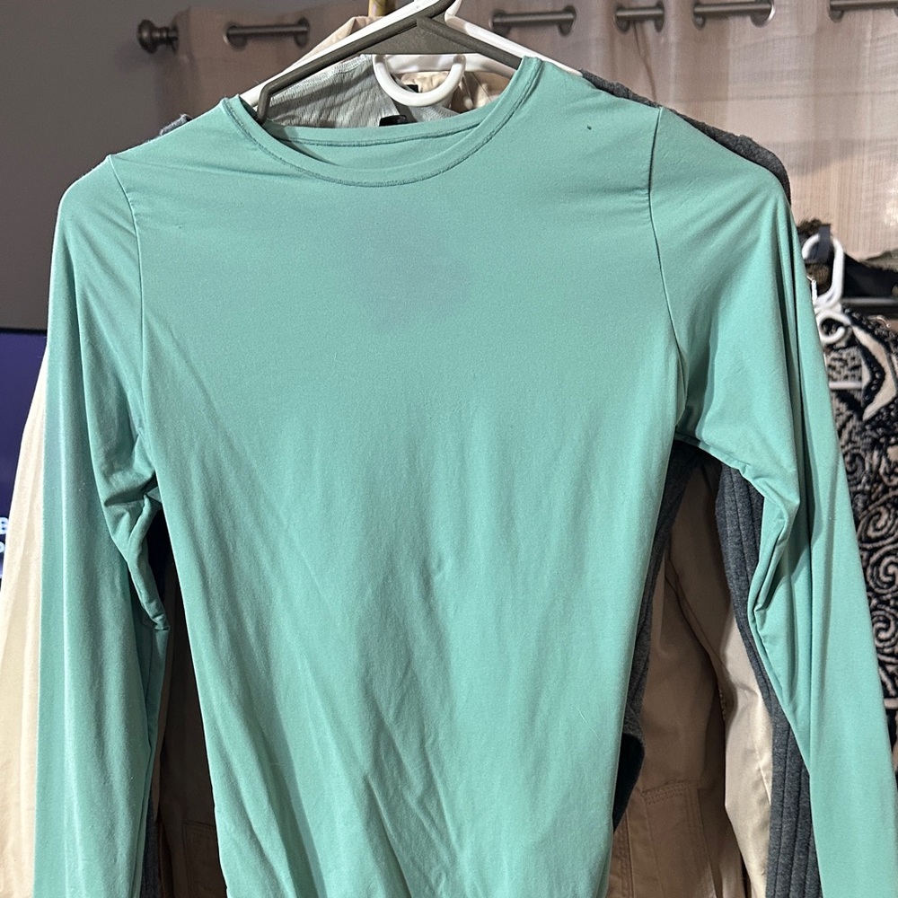 Mint Green Long Sleeve Shirt